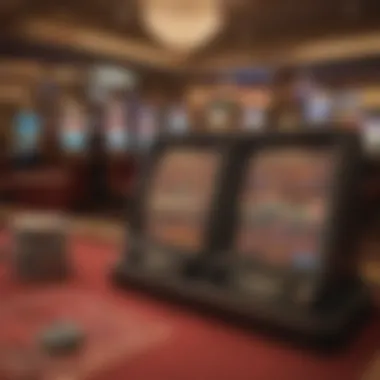 Promotional materials and rewards displayed at the Peppermill Players Club