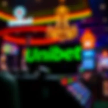 Unibet branding in a vibrant online gaming environment