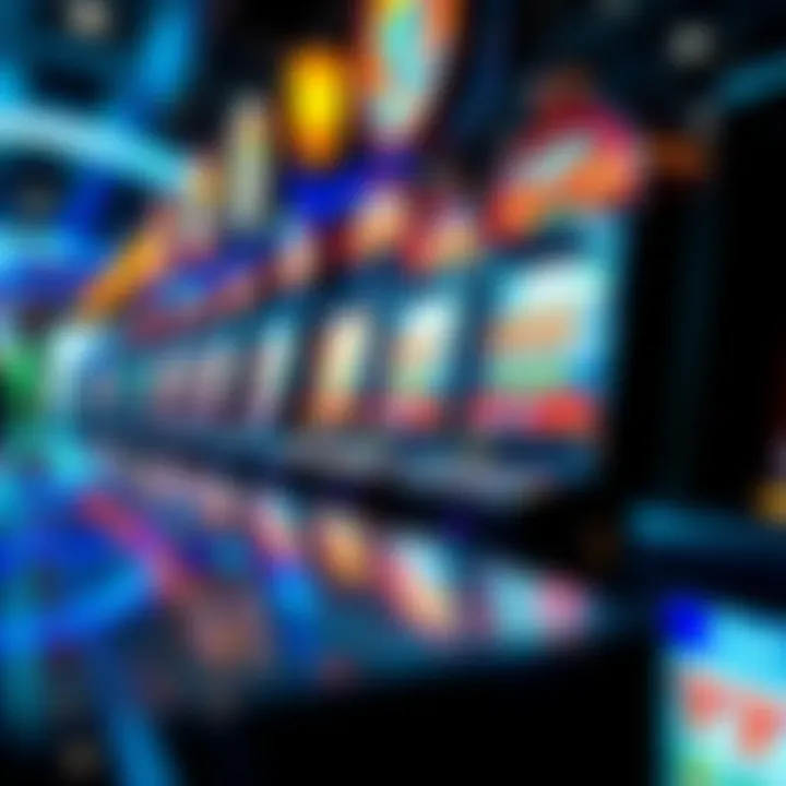 A timeline showcasing the evolution of slot machines through the years