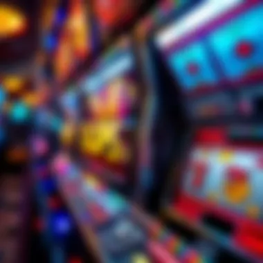 A close-up view of the intricate technology inside a slot machine